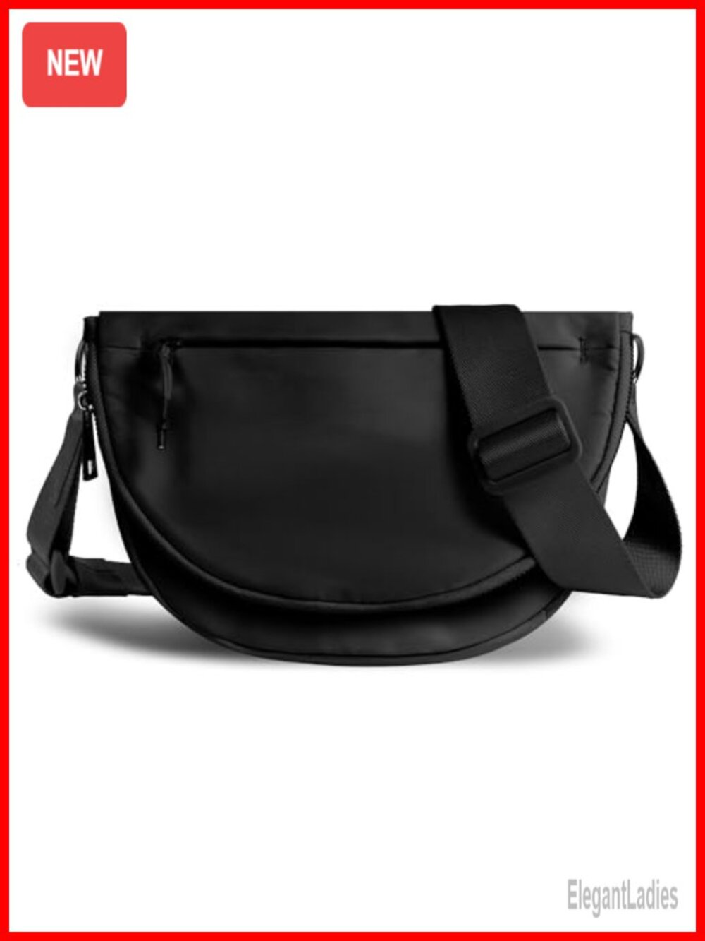 Nylon Crescent Bag Women Adjustable Strap Crossbody Shoulder Bag Waterproof